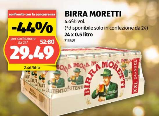 BIRRA MORETTI