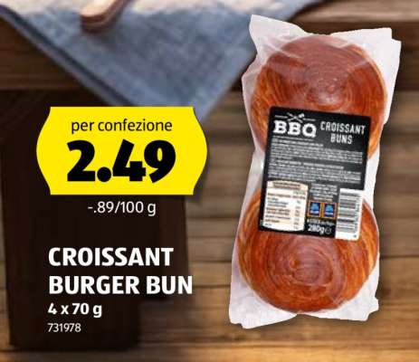 CROISSANT BURGER BUN