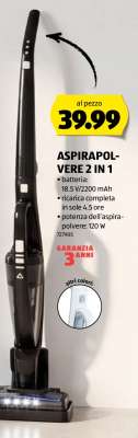 ASPIRAPOLVERE 2 IN 1