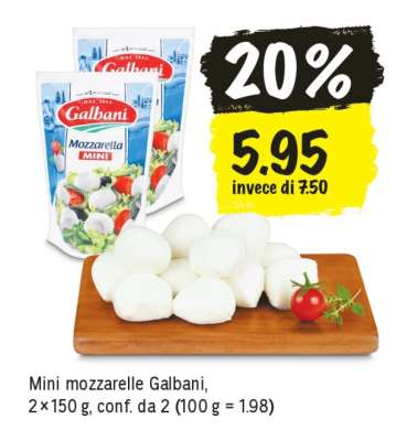 Mini mozzarella Galbani