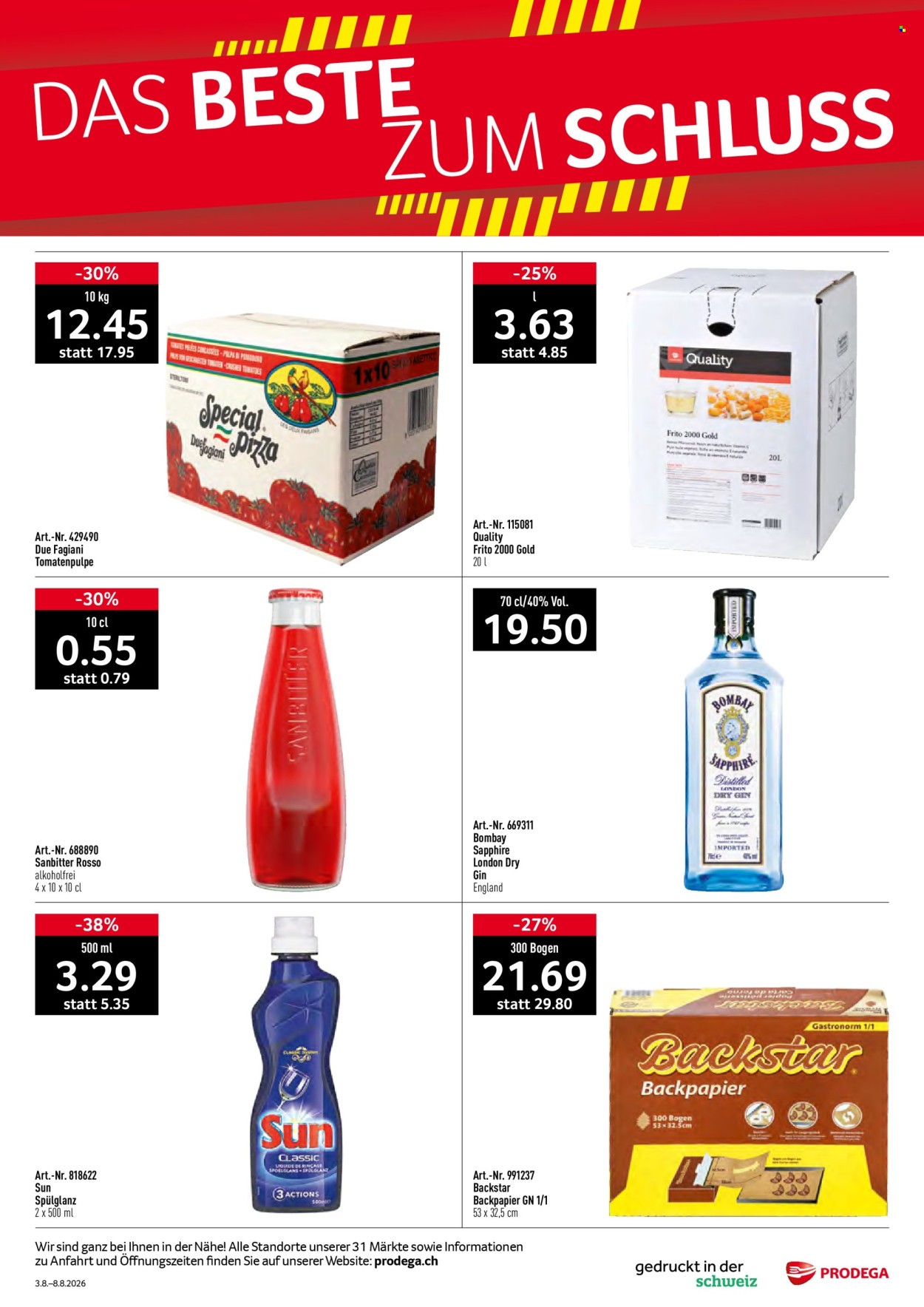 Volantino Prodega - 3.8.2026 - 8.8.2026. Pagina 36. Pagina 36