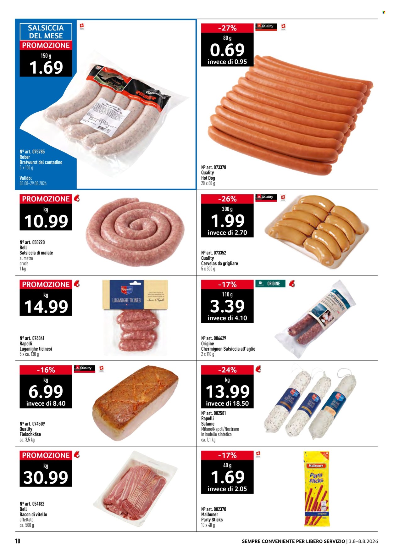 Volantino Prodega - 3.8.2026 - 8.8.2026. Pagina 10. Pagina 10