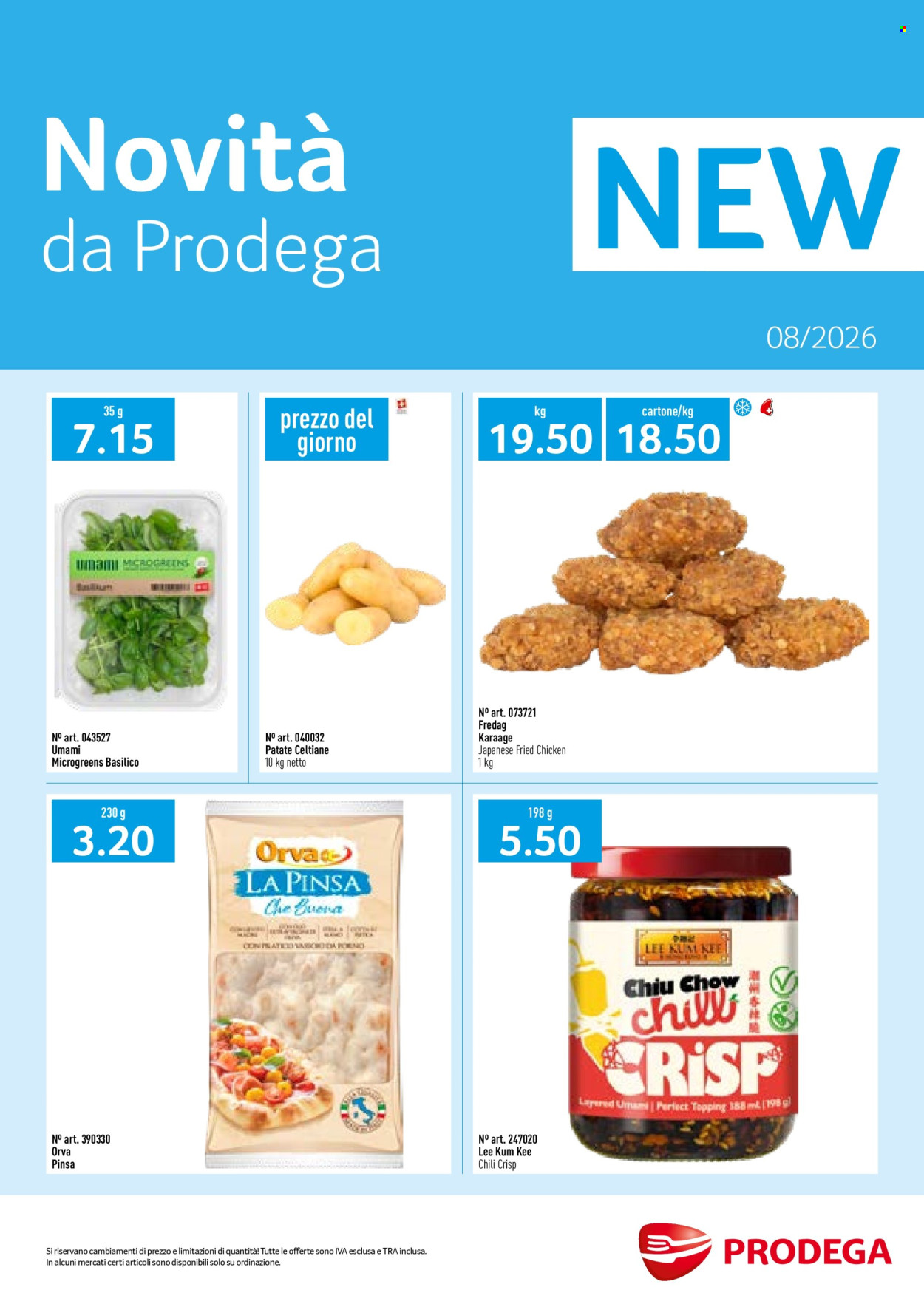 Volantino Prodega - 1.8.2026 - 31.8.2026. Pagina 1. Pagina 1