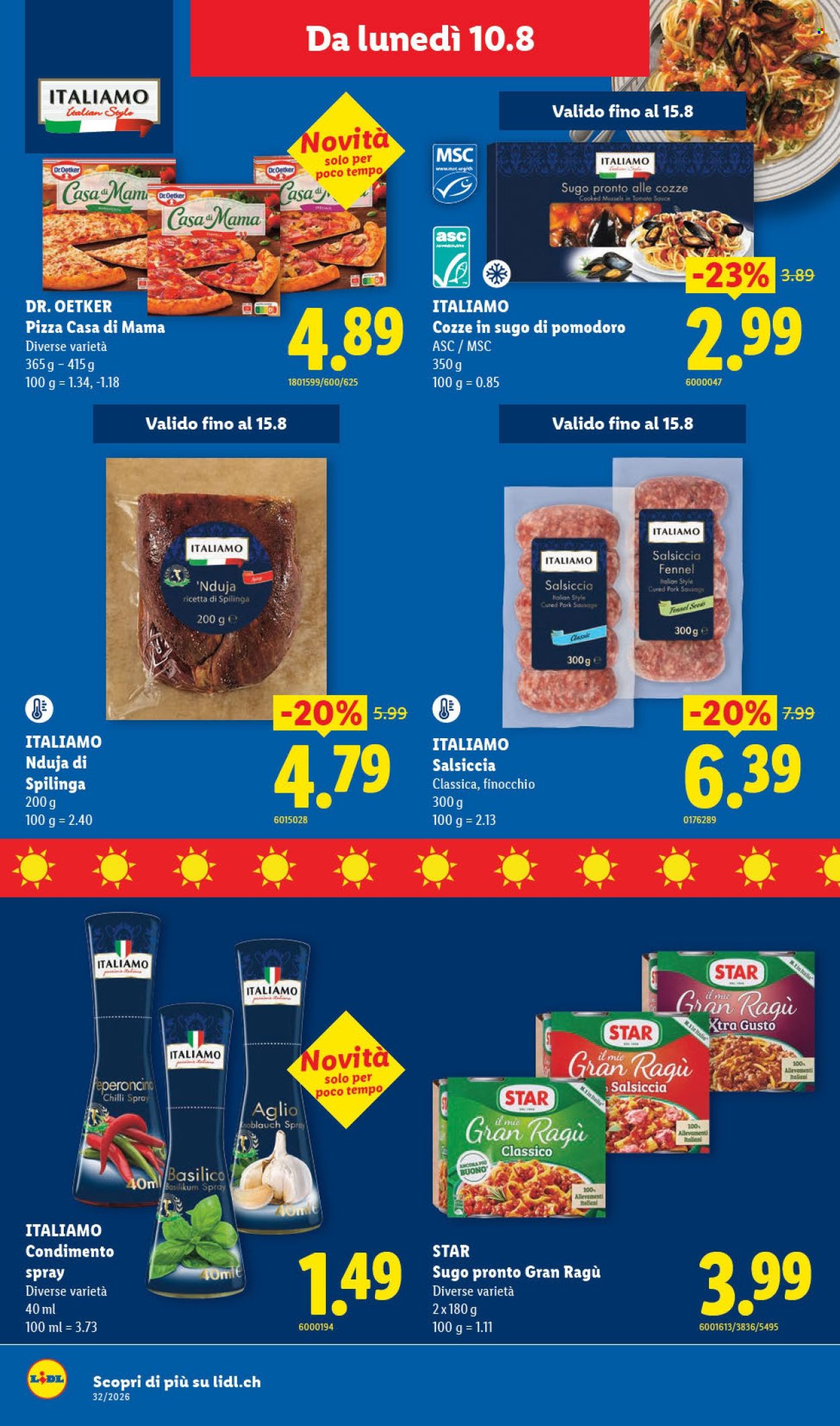 Volantino Lidl - 6.8.2026 - 12.8.2026. Pagina 22. Pagina 22