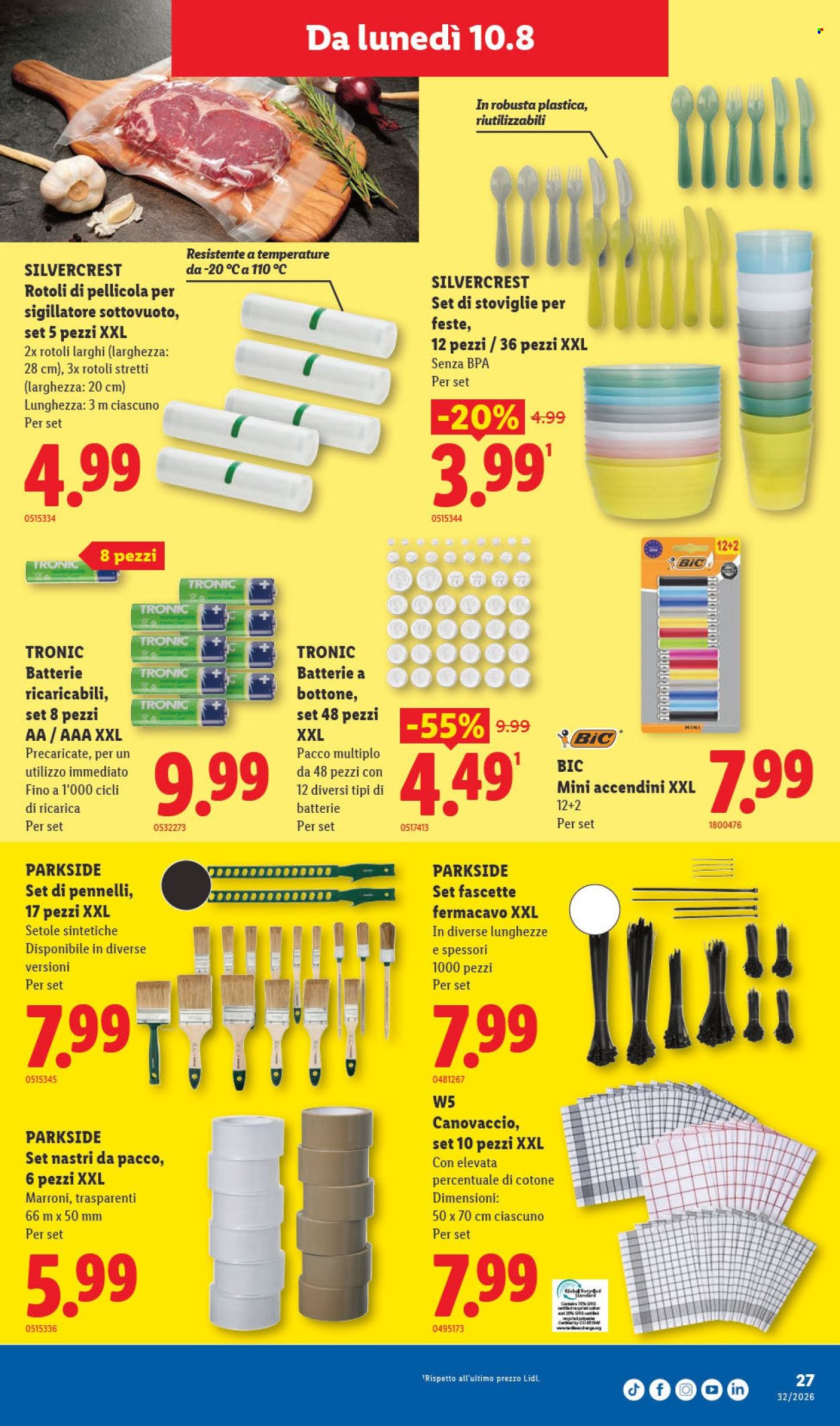 Volantino Lidl - 6.8.2026 - 12.8.2026. Pagina 27. Pagina 27