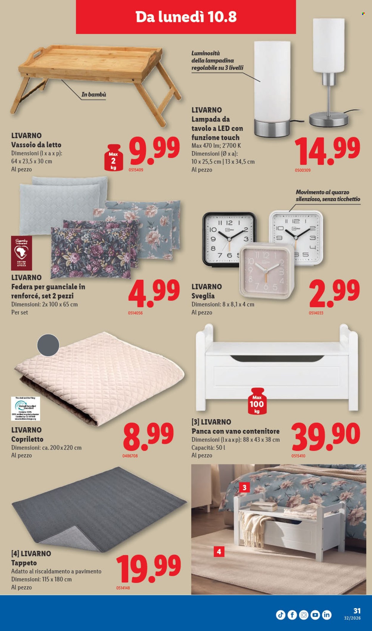 Volantino Lidl - 6.8.2026 - 12.8.2026. Pagina 31. Pagina 31