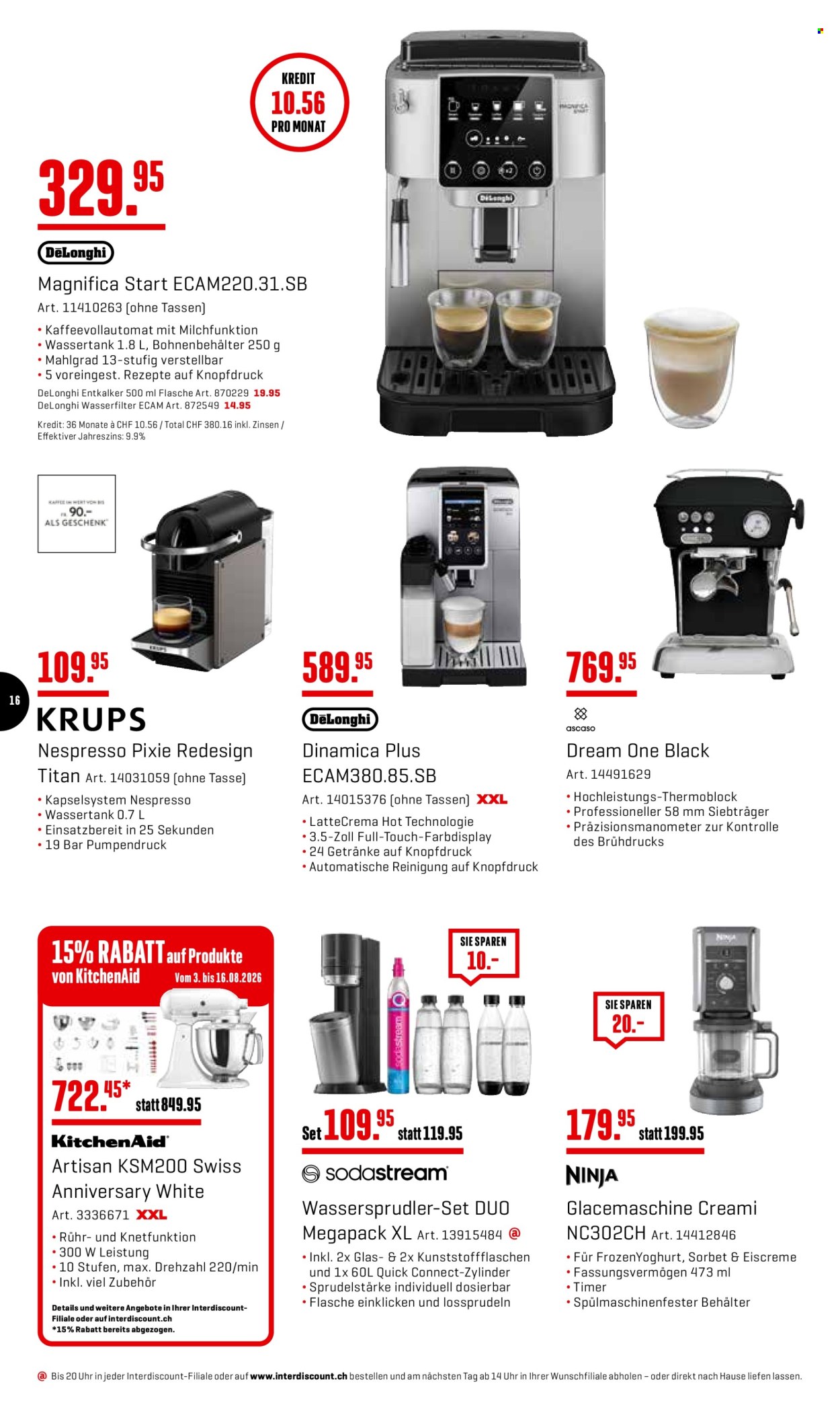 Volantino Interdiscount - 3.8.2026 - 16.8.2026. Pagina 16. Pagina 16