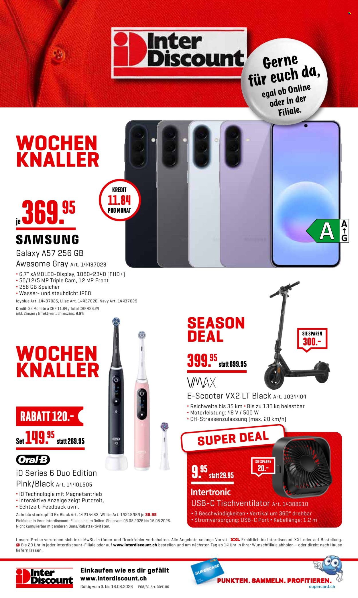 Volantino Interdiscount - 3.8.2026 - 16.8.2026. Pagina 20. Pagina 20
