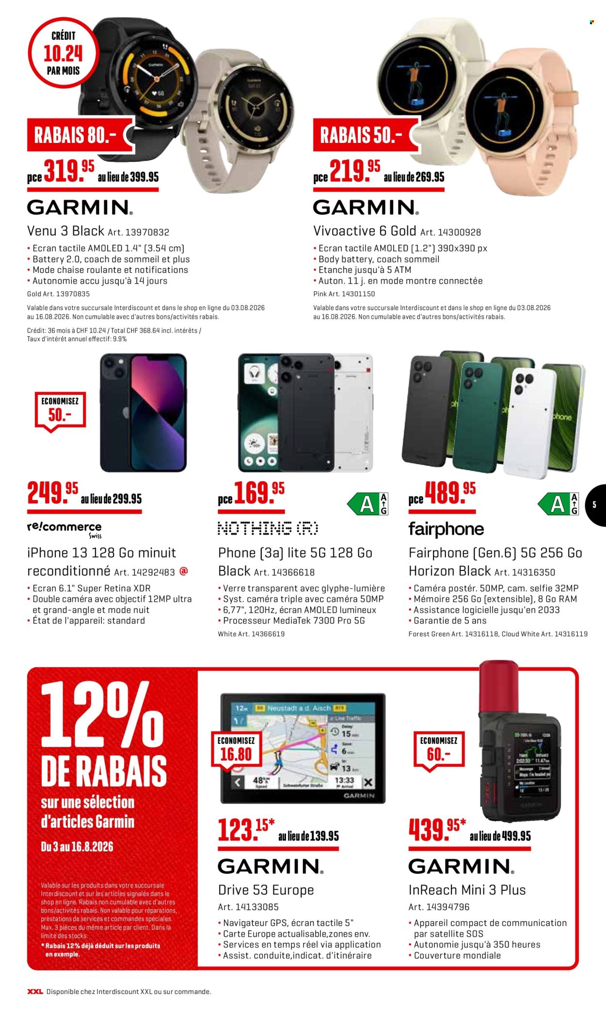 Volantino Interdiscount - 3.8.2026 - 16.8.2026. Pagina 5. Pagina 5