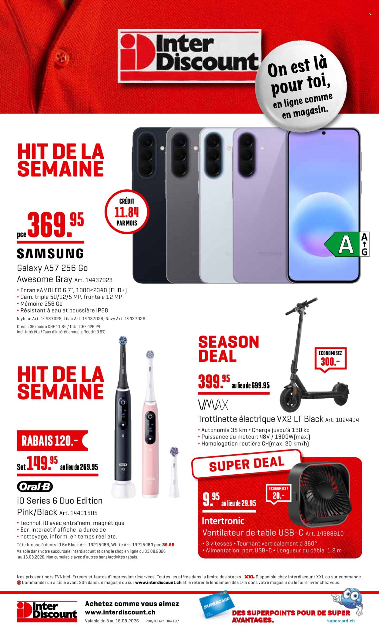 Volantino Interdiscount - 3.8.2026 - 16.8.2026. Pagina 20. Pagina 20
