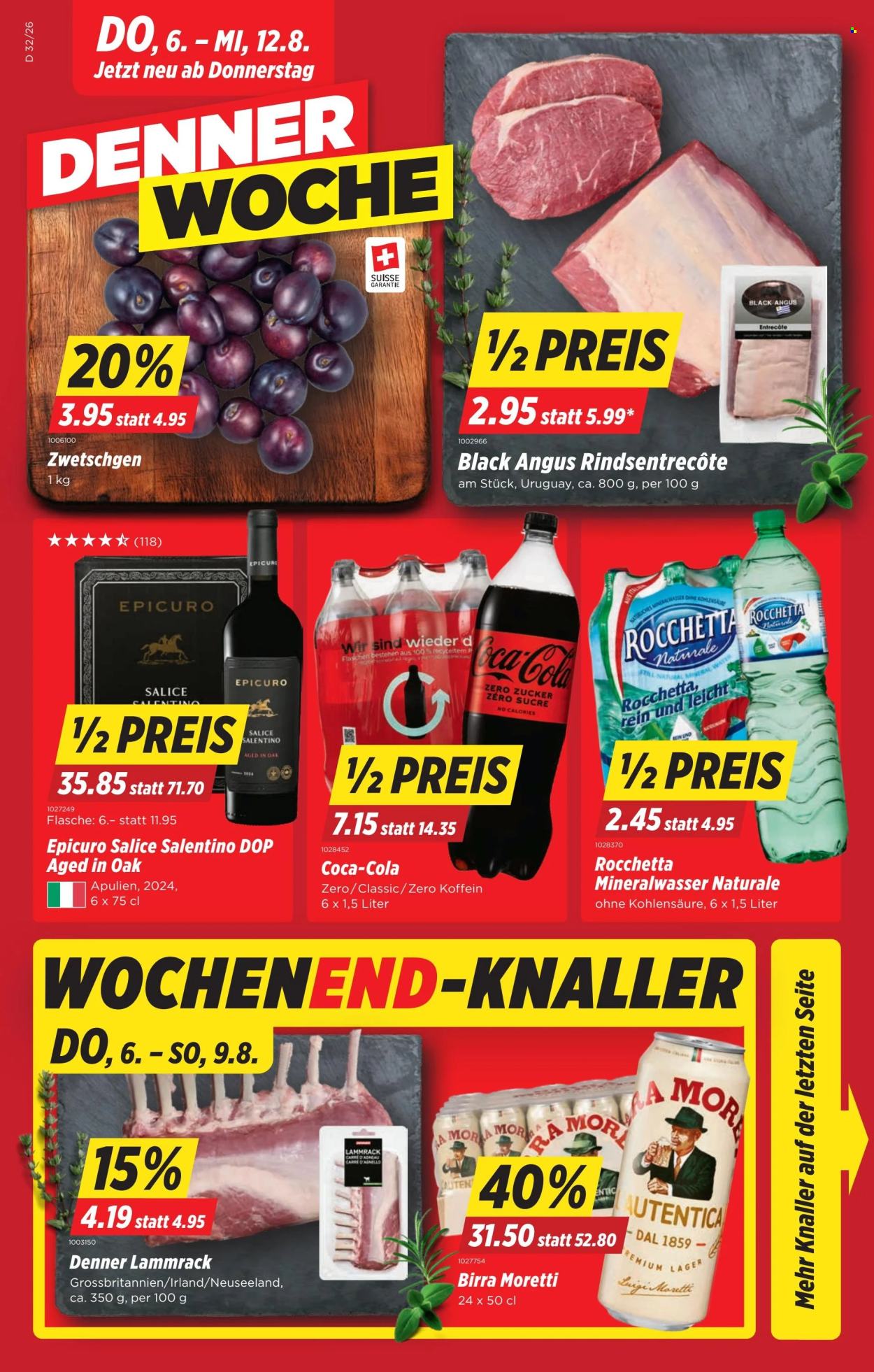 Volantino Denner - 6.8.2026 - 12.8.2026. Pagina 1. Pagina 1