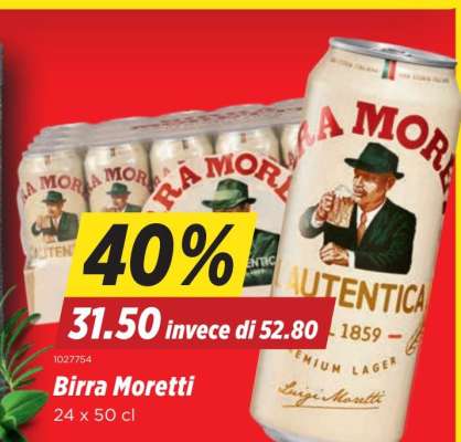 BIRRA MORETTI