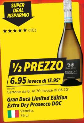 Gran Duca Limited Edition Extra Dry Prosecco DOC