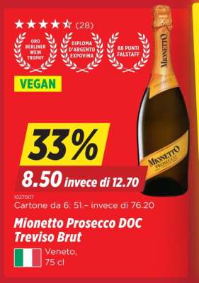Mionetto Prosecco DOC Treviso Brut