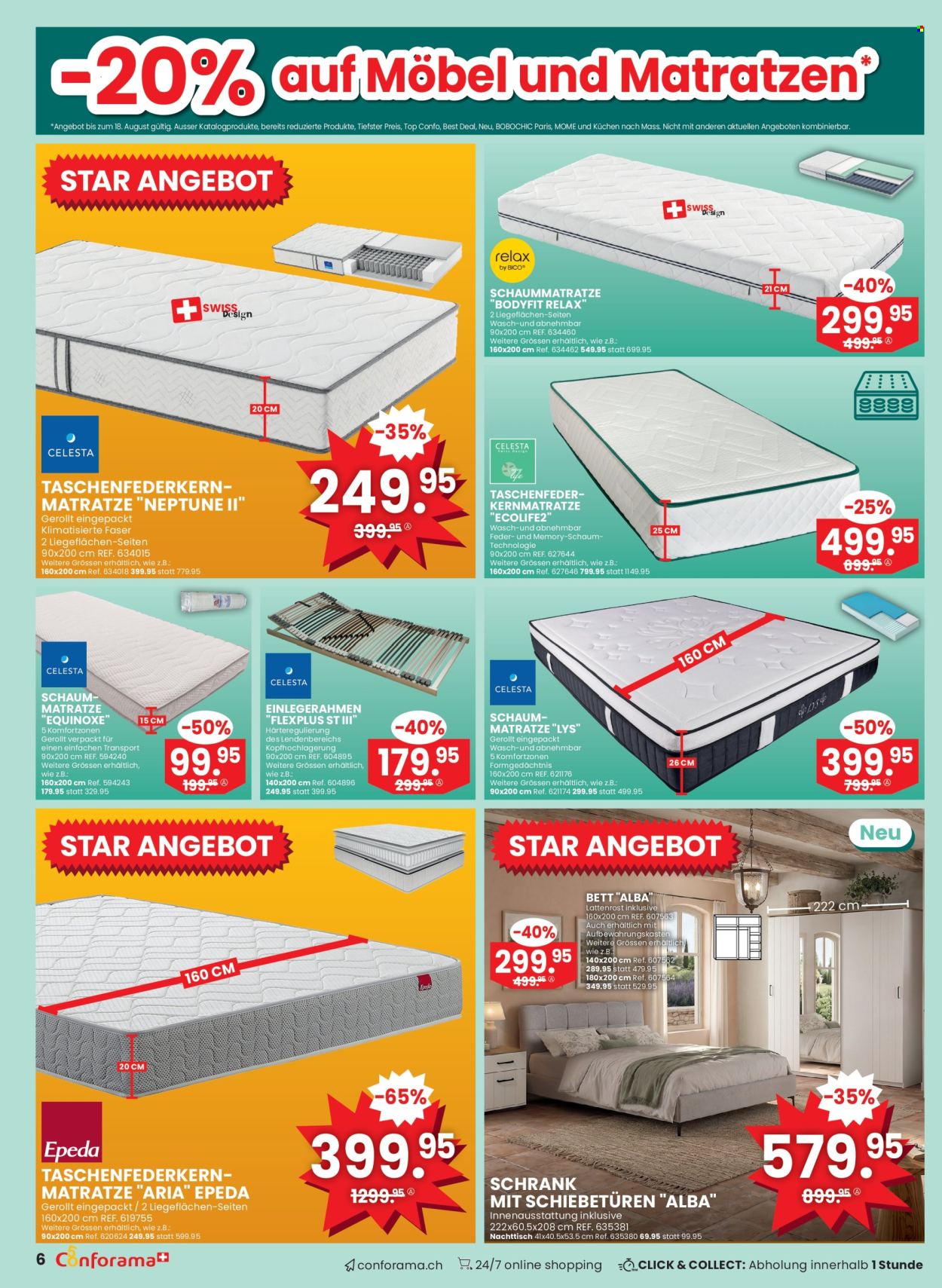 Volantino Conforama - 5.8.2026 - 25.8.2026. Pagina 6. Pagina 6