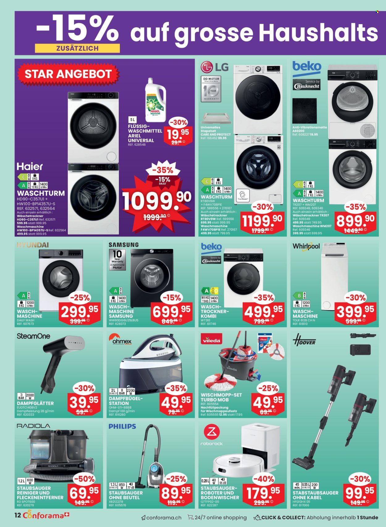 Volantino Conforama - 5.8.2026 - 25.8.2026. Pagina 12. Pagina 12