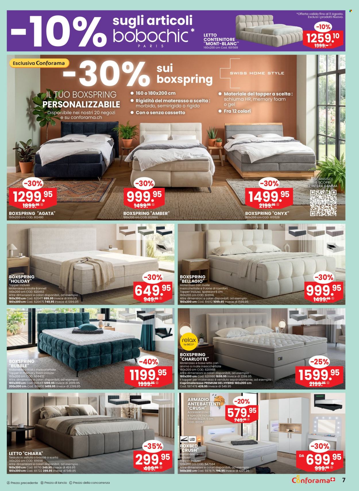 Volantino Conforama - 5.8.2026 - 25.8.2026. Pagina 7. Pagina 7