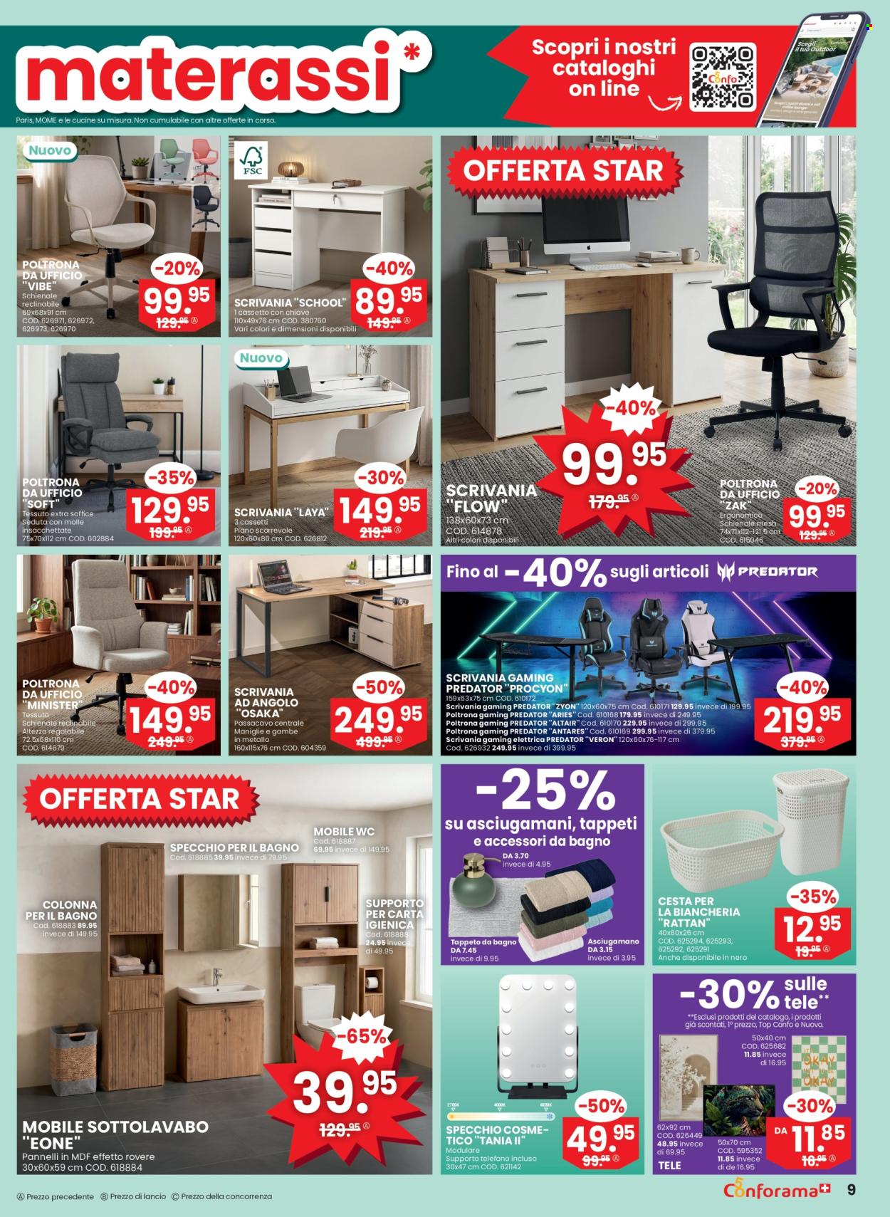 Volantino Conforama - 5.8.2026 - 25.8.2026. Pagina 9. Pagina 9