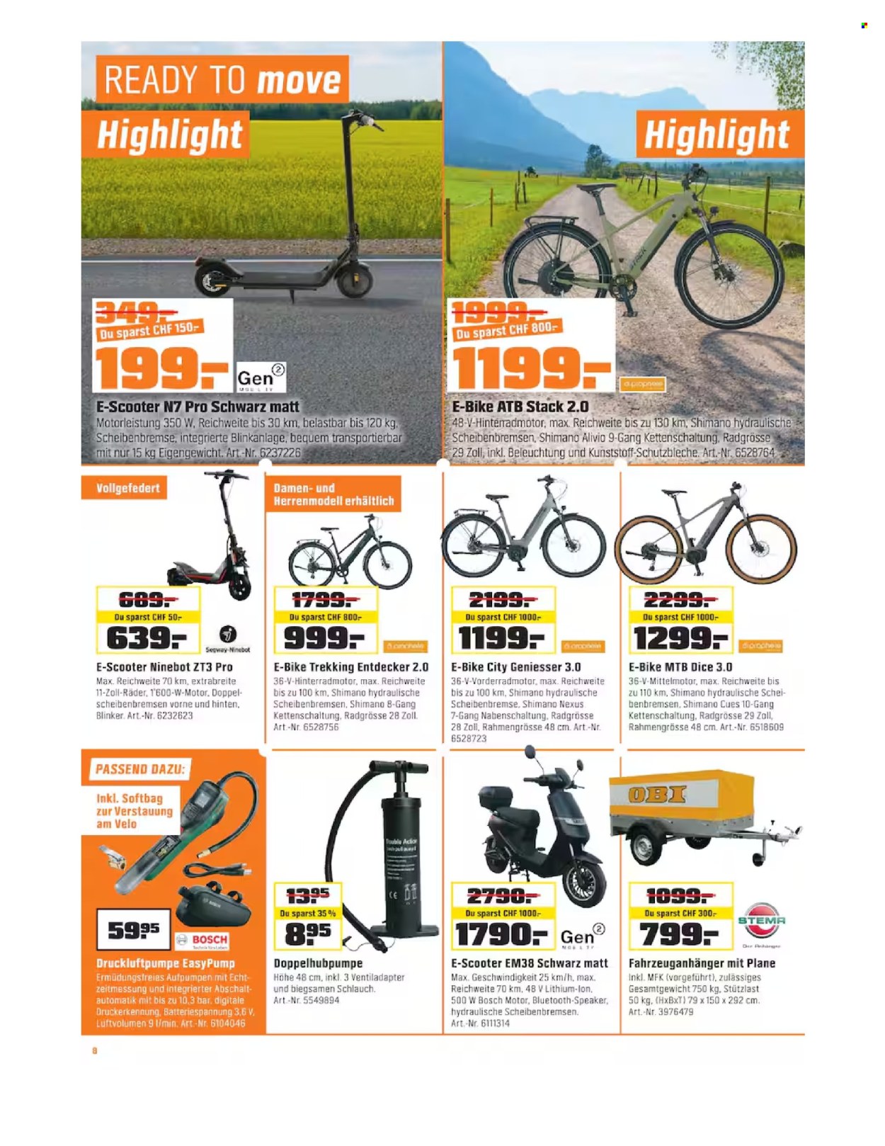 Volantino OBI - 5.8.2026 - 30.8.2026. Pagina 8. Pagina 8
