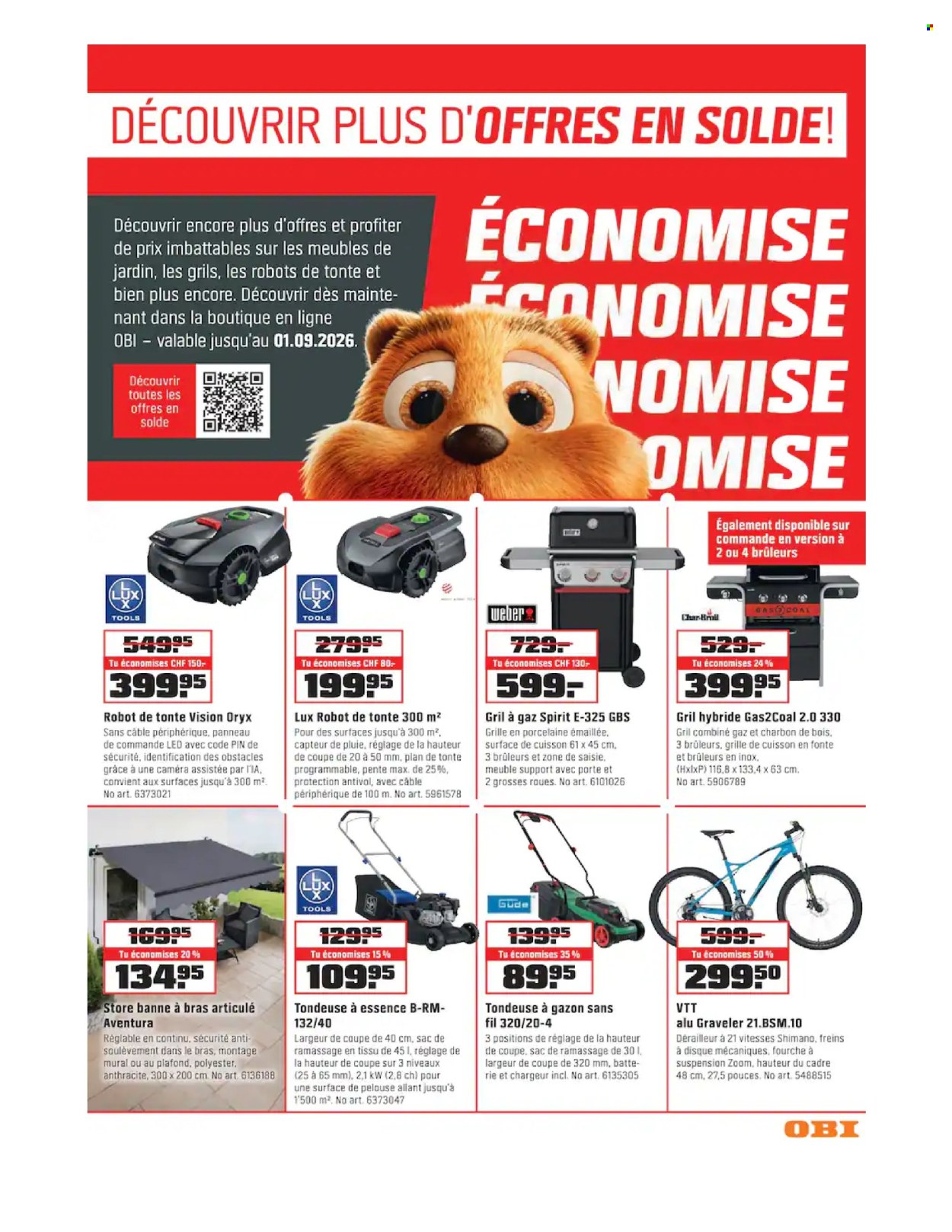 Volantino OBI - 5.8.2026 - 30.8.2026. Pagina 3. Pagina 3
