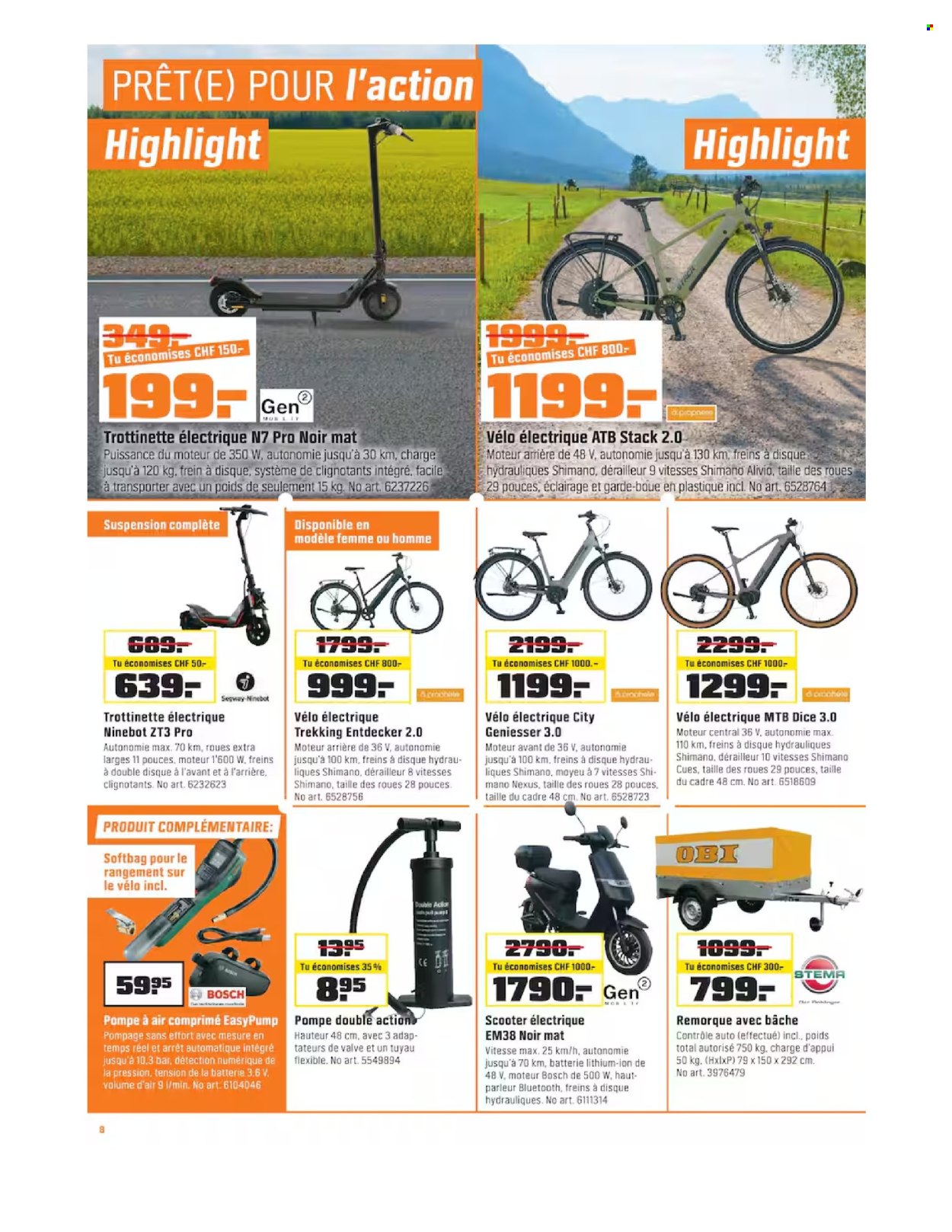 Volantino OBI - 5.8.2026 - 30.8.2026. Pagina 8. Pagina 8