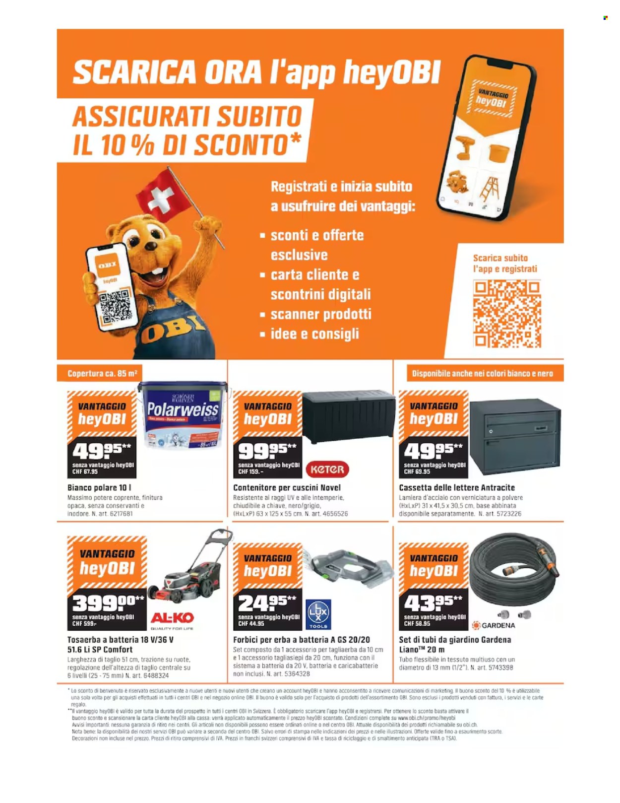 Volantino OBI - 5.8.2026 - 30.8.2026. Pagina 16. Pagina 16