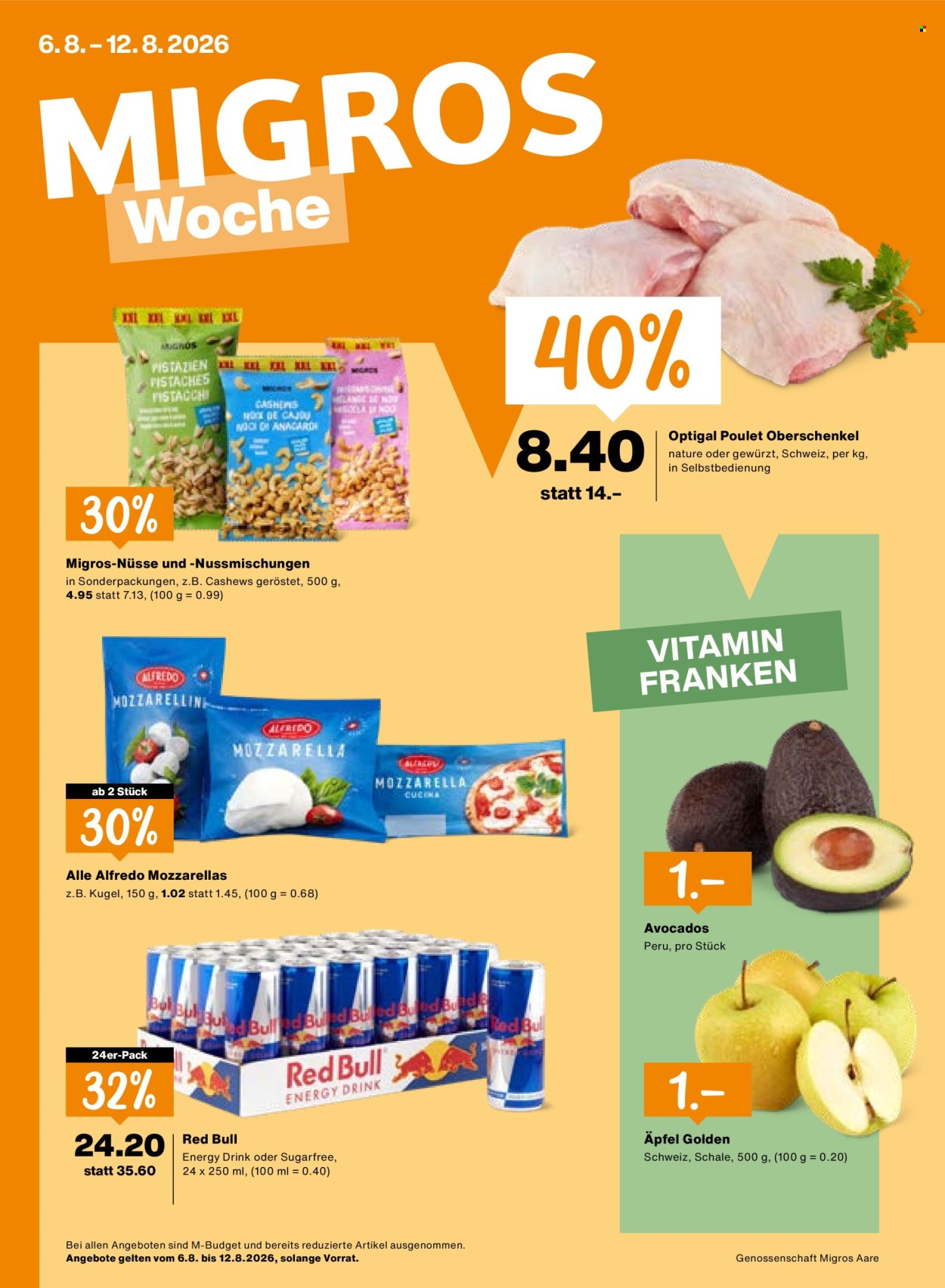 Volantino Migros - 6.8.2026 - 12.8.2026. Pagina 1. Pagina 1
