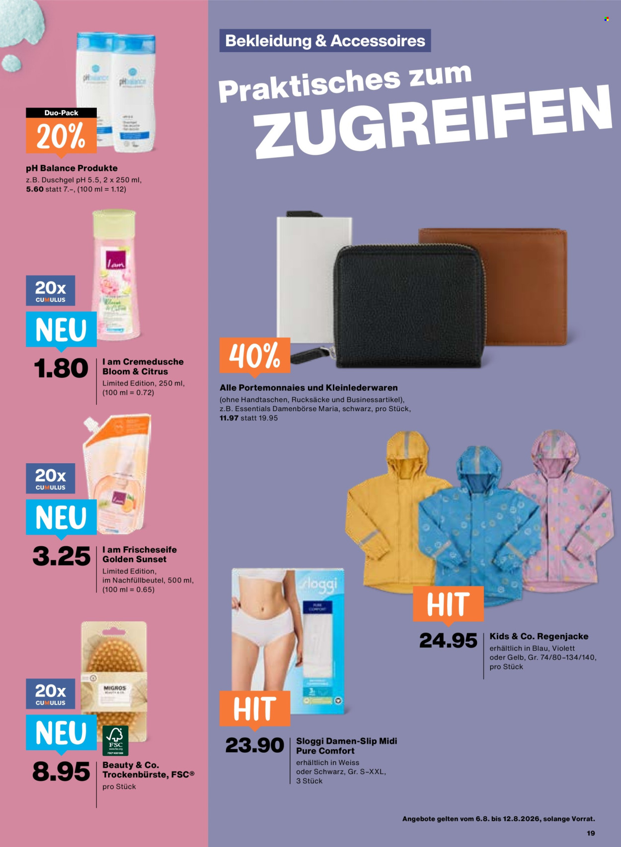Volantino Migros - 6.8.2026 - 12.8.2026. Pagina 19. Pagina 19