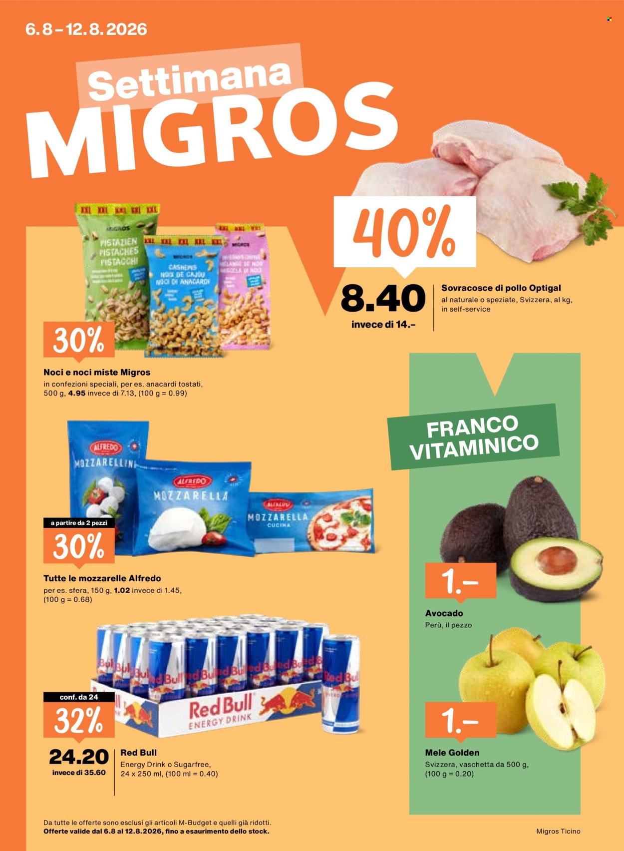 Volantino Migros - 6.8.2026 - 12.8.2026. Pagina 1. Pagina 1