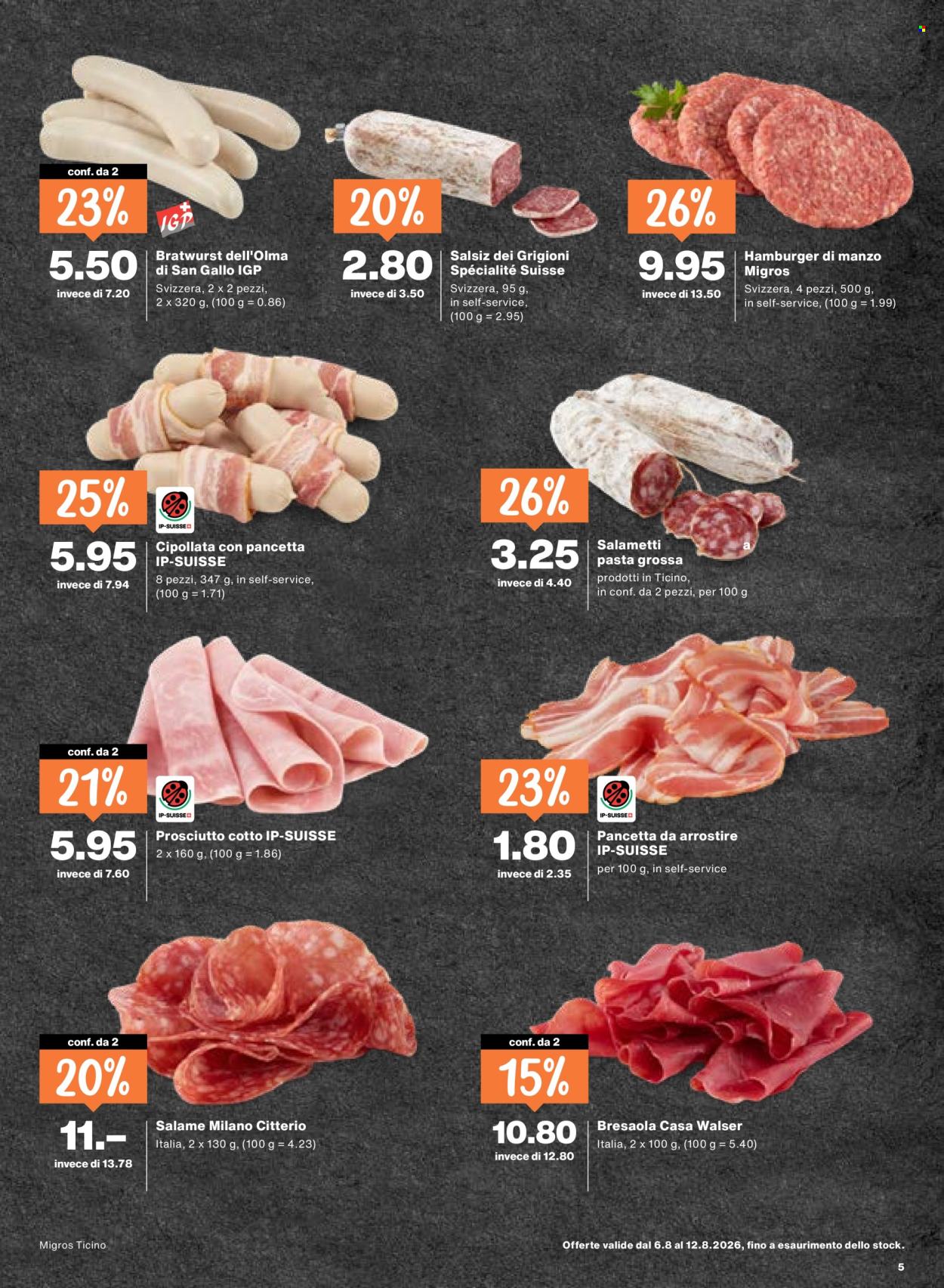 Volantino Migros - 6.8.2026 - 12.8.2026. Pagina 5. Pagina 5
