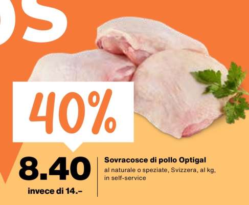 Sovracosce di pollo Optigal