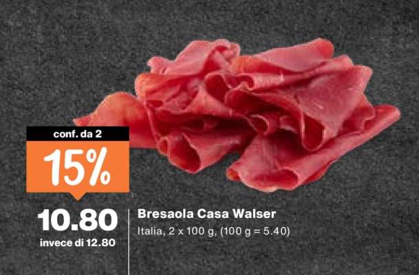 Bresaola Casa Walser