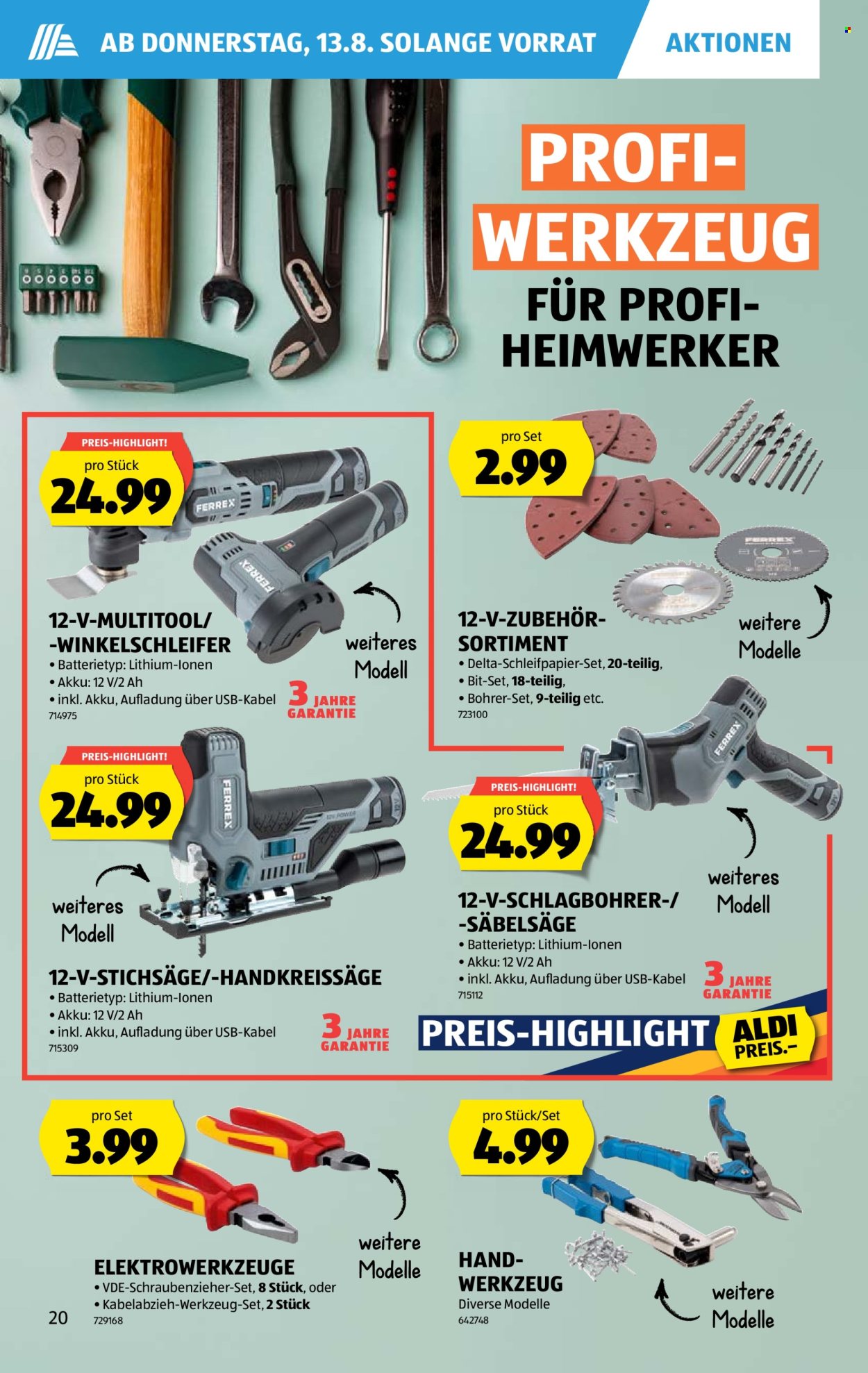Volantino Aldi - 13.8.2026 - 19.8.2026. Pagina 20. Pagina 20