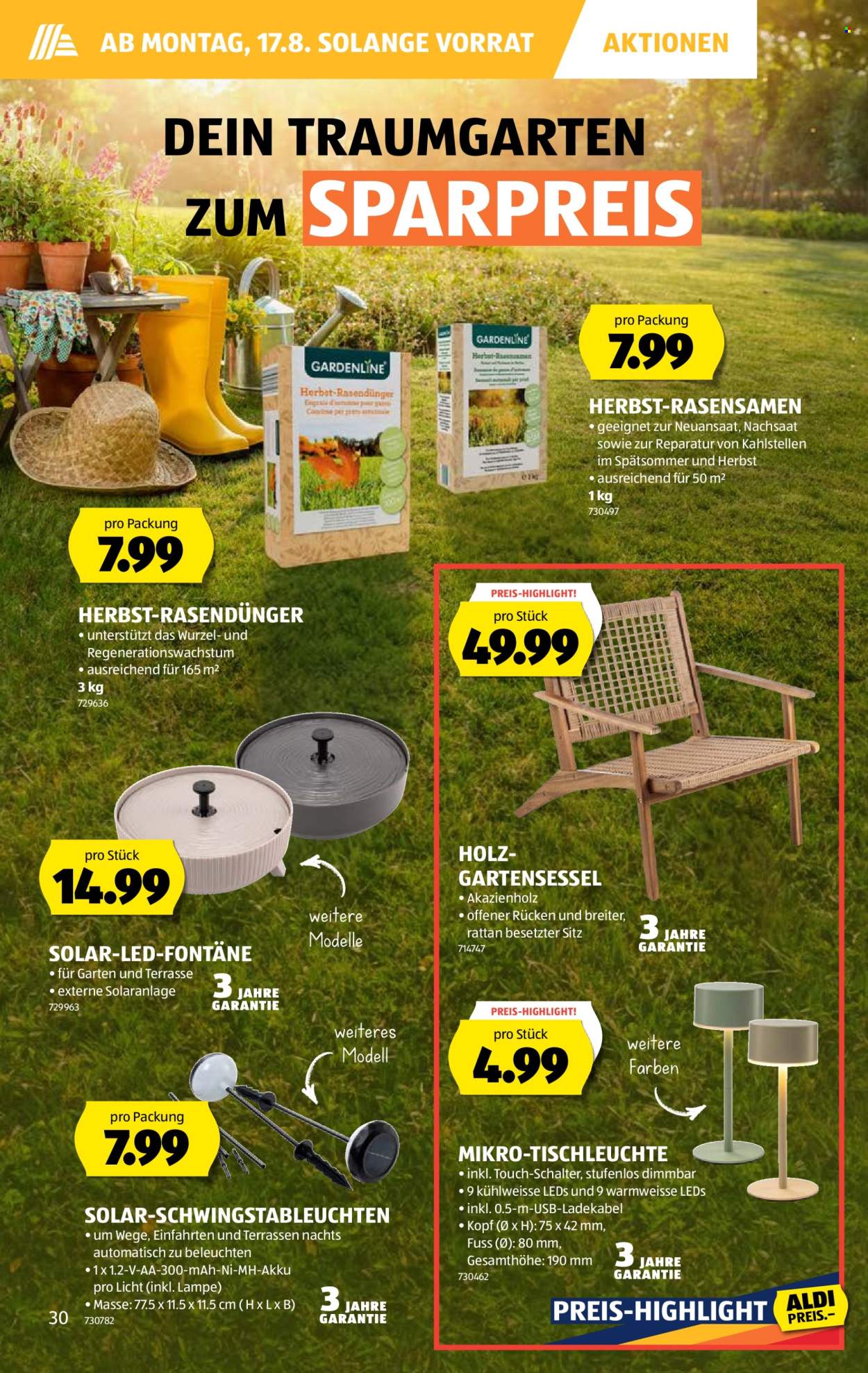 Volantino Aldi - 13.8.2026 - 19.8.2026. Pagina 30. Pagina 30