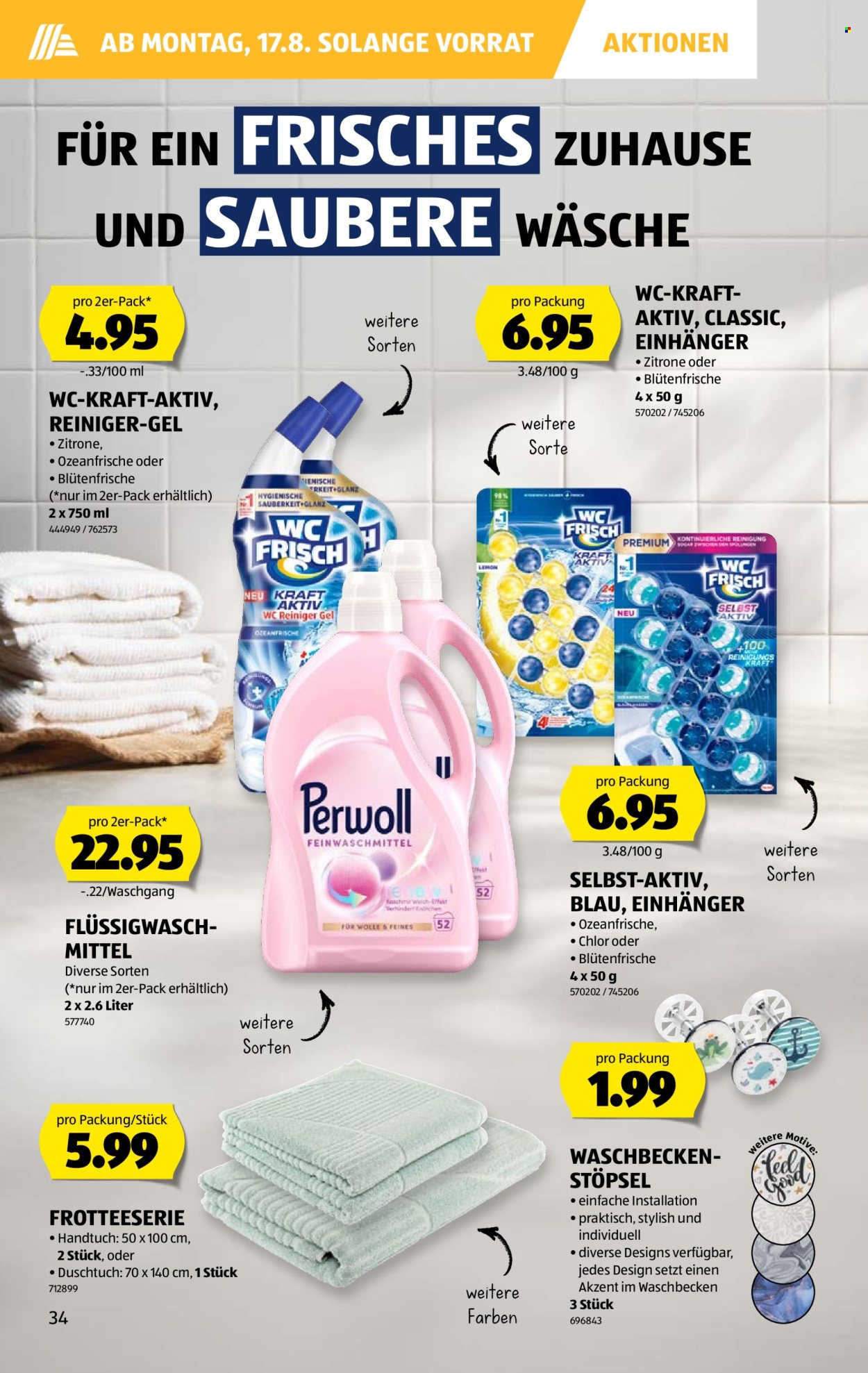 Volantino Aldi - 13.8.2026 - 19.8.2026. Pagina 34. Pagina 34