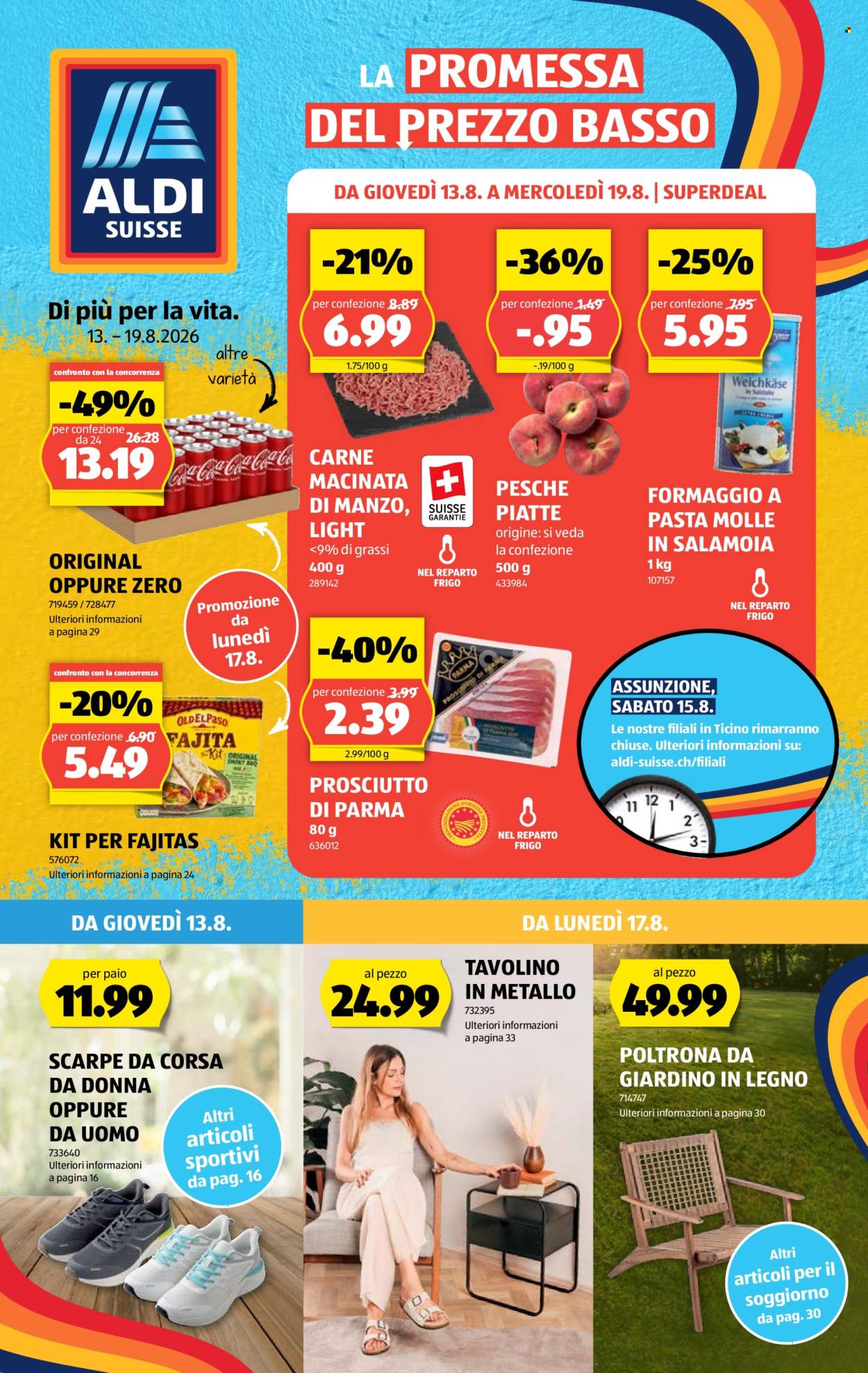 Volantino Aldi - 13.8.2026 - 19.8.2026. Pagina 1. Pagina 1