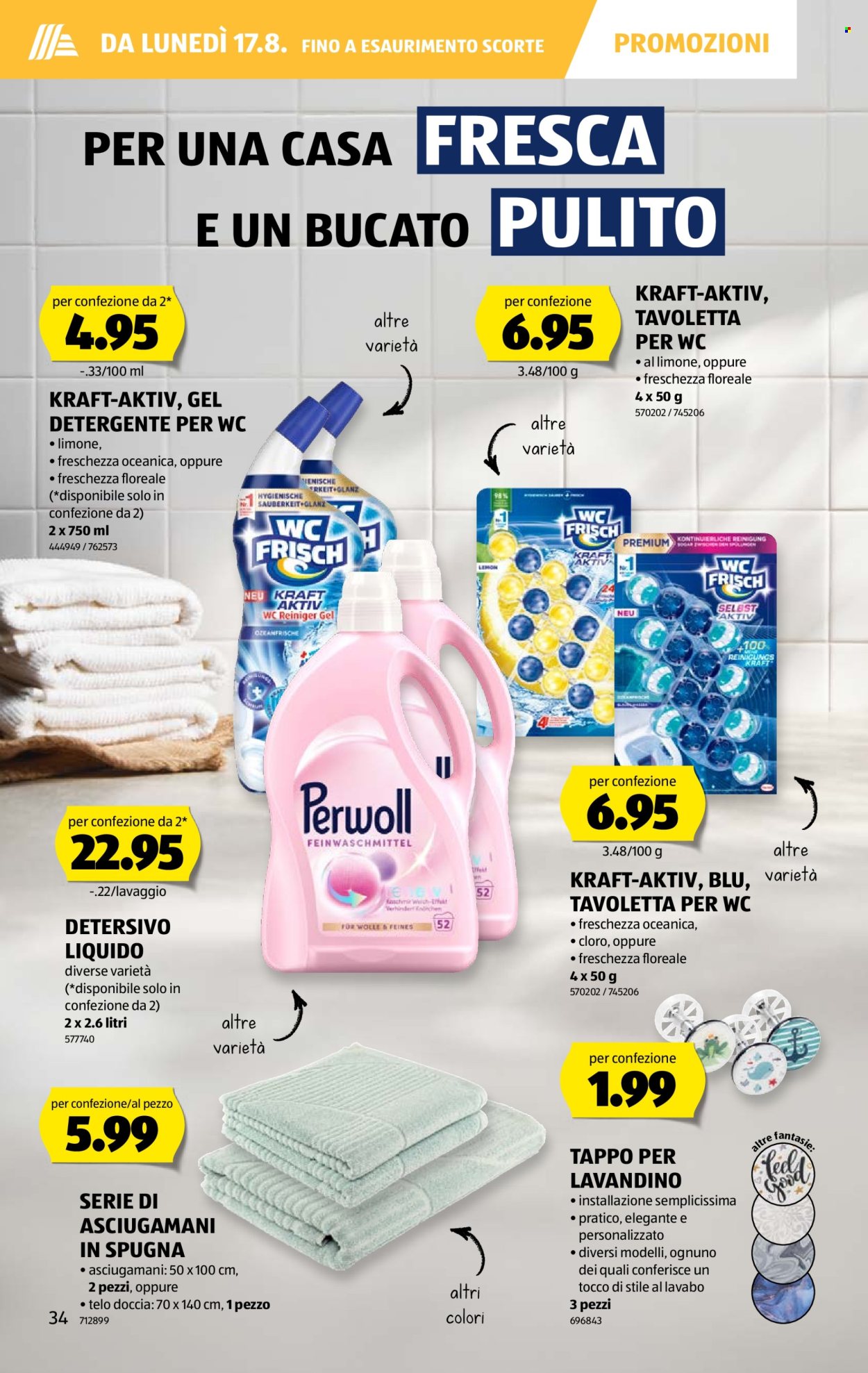 Volantino Aldi - 13.8.2026 - 19.8.2026. Pagina 34. Pagina 34
