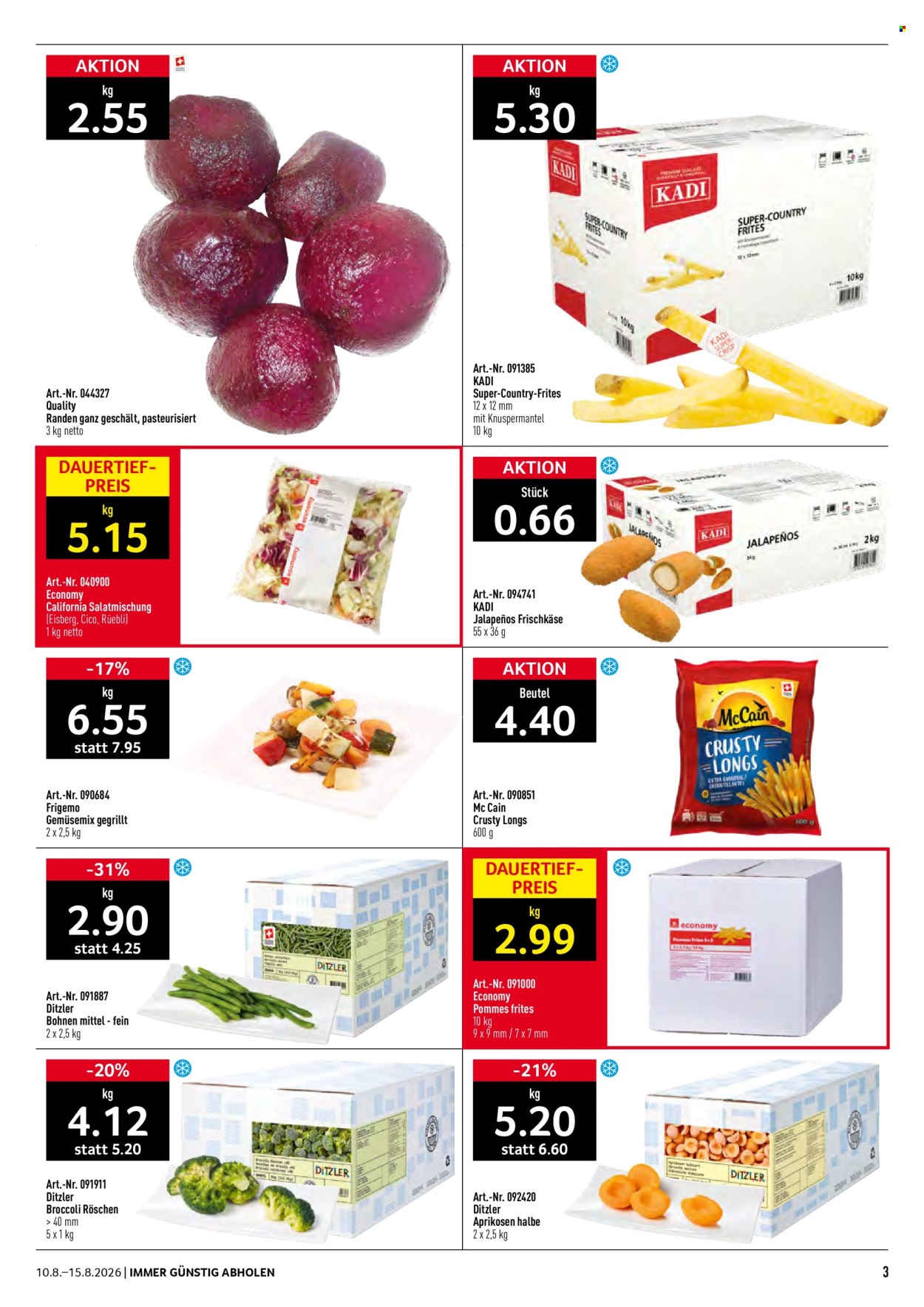 Volantino Prodega - 10.8.2026 - 15.8.2026. Pagina 3. Pagina 3