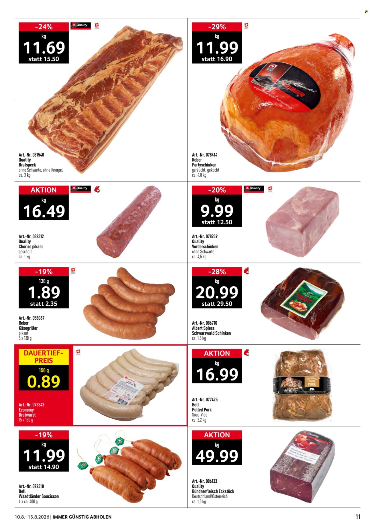 Volantino Prodega - 10.8.2026 - 15.8.2026. Pagina 11. Pagina 11