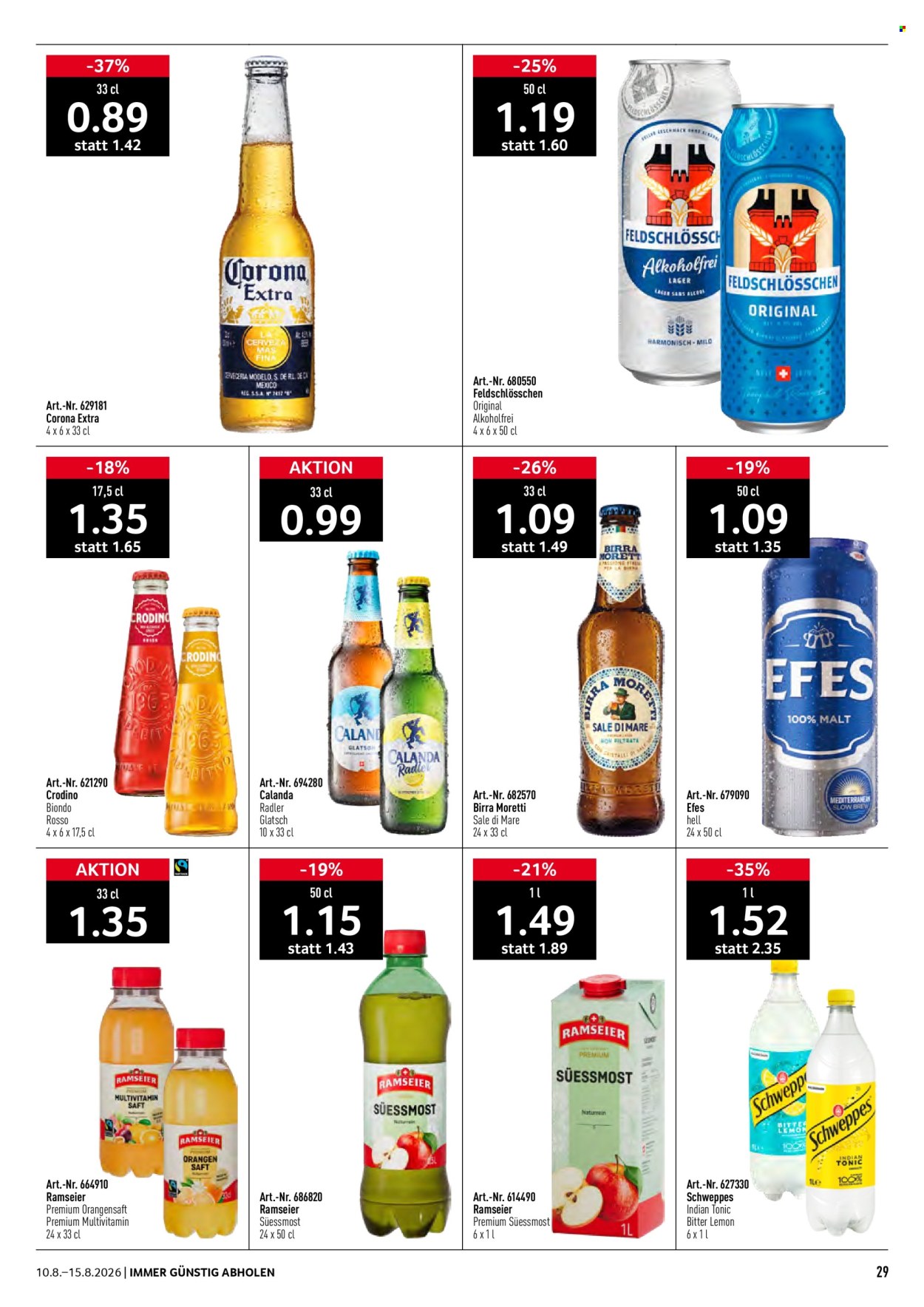 Volantino Prodega - 10.8.2026 - 15.8.2026. Pagina 29. Pagina 29