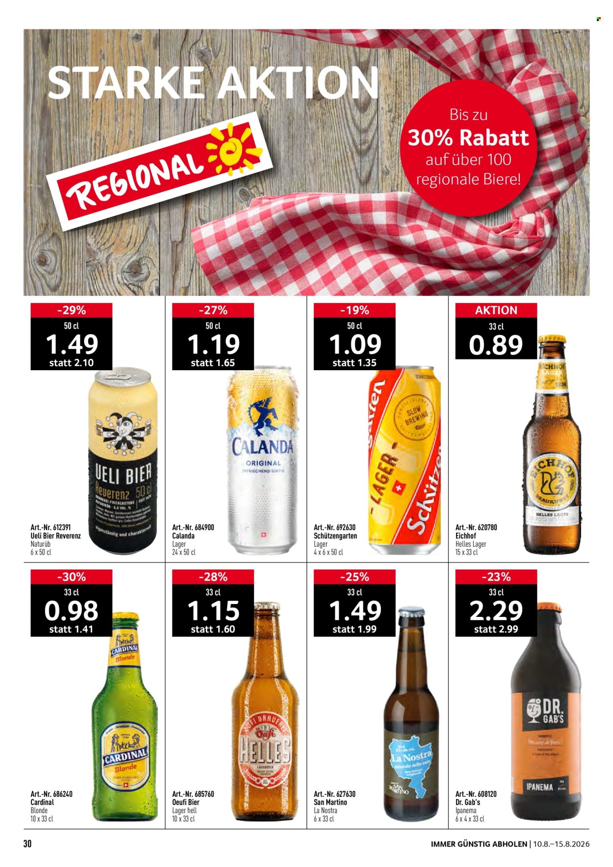 Volantino Prodega - 10.8.2026 - 15.8.2026. Pagina 30. Pagina 30