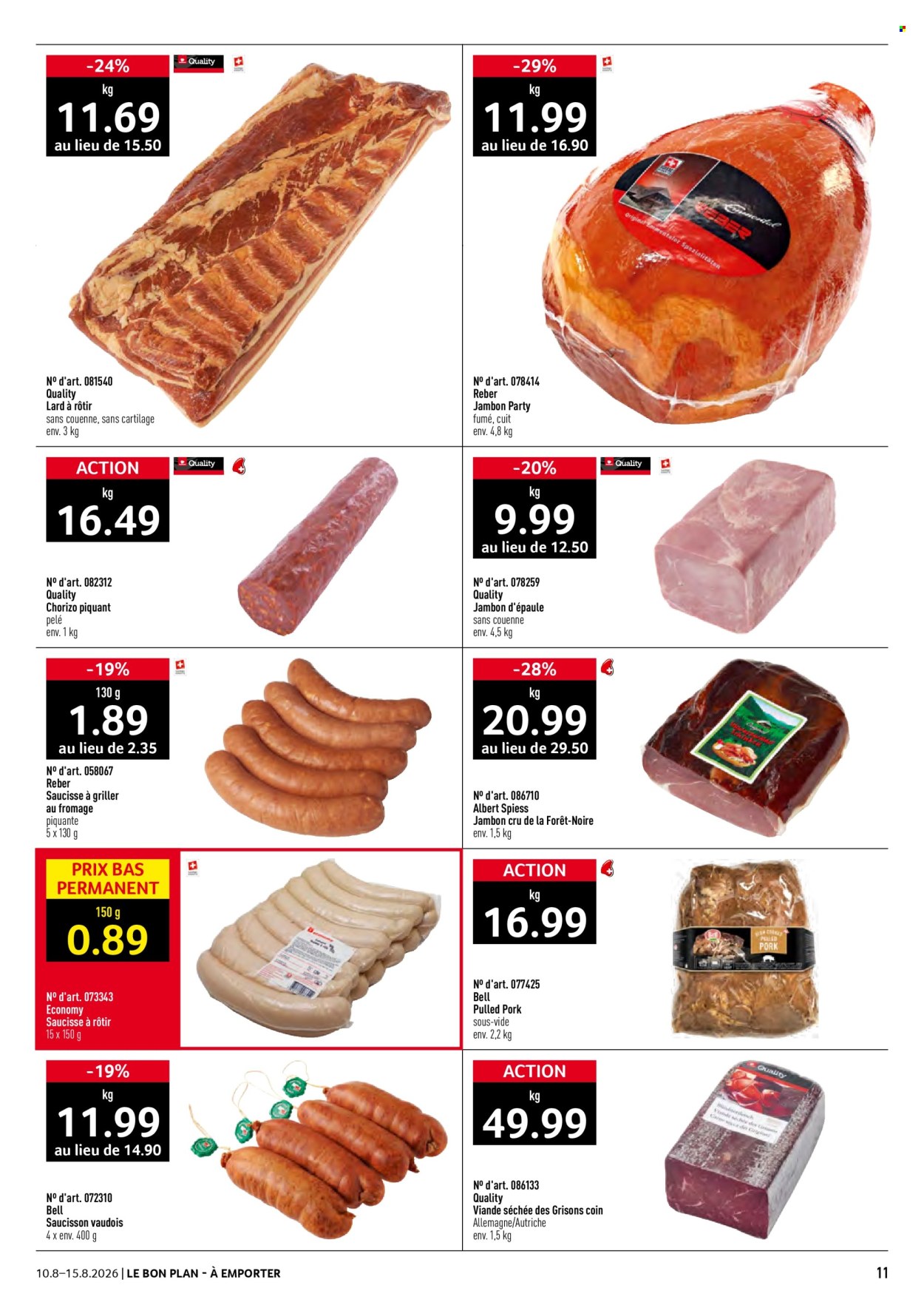Volantino Prodega - 10.8.2026 - 15.8.2026. Pagina 11. Pagina 11