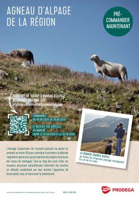 Prodega - Agneau d'alpage de la région