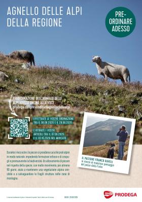 Prodega - Agnello delle alpi della regione