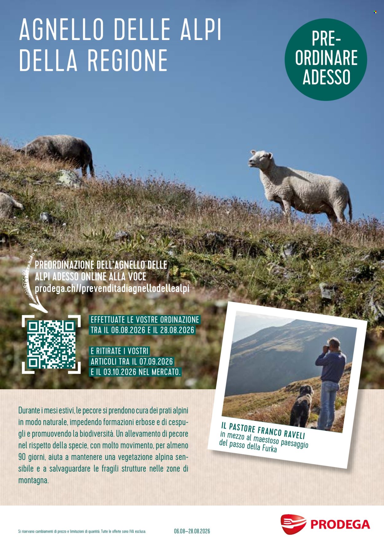 Volantino Prodega - 6.8.2026 - 28.8.2026. Pagina 1. Pagina 1
