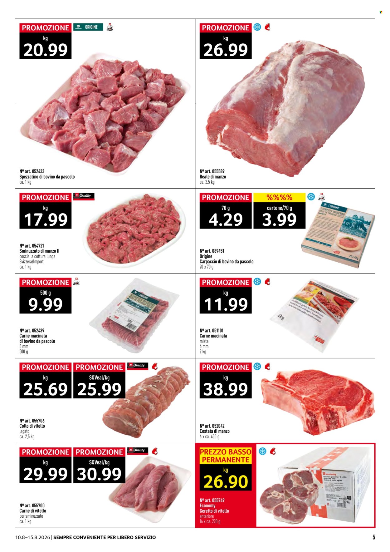 Volantino Prodega - 10.8.2026 - 15.8.2026. Pagina 5. Pagina 5