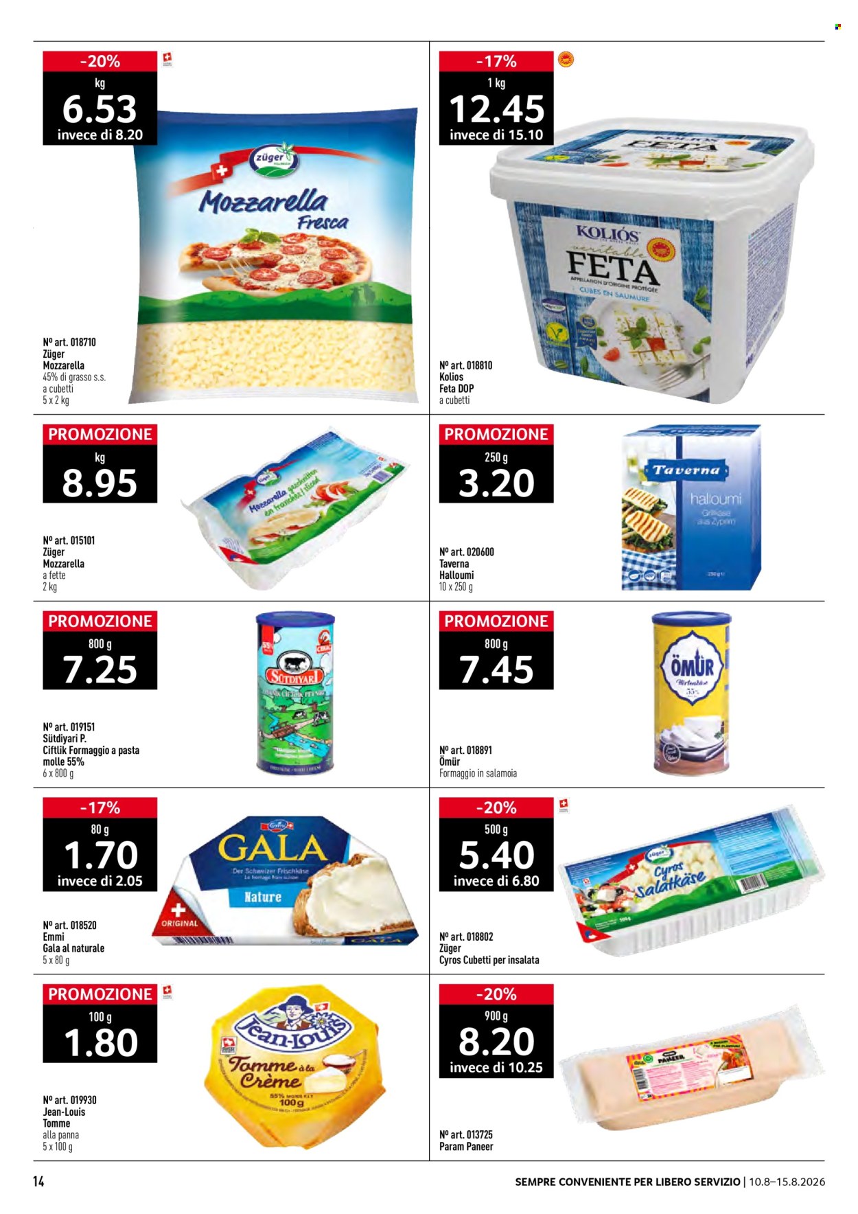 Volantino Prodega - 10.8.2026 - 15.8.2026. Pagina 14. Pagina 14