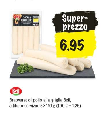 Bratwurst di pollo alla griglia Bell