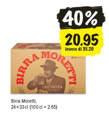 BIRRA MORETTI