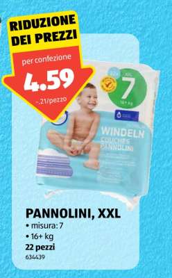 PANNOLINI, XXL